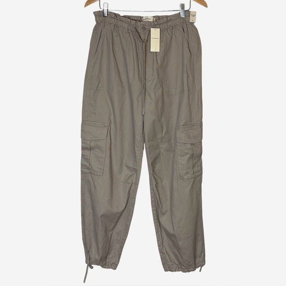 Abercrombie & Fitch Relaxed High-Rise Cargo Pants - Picture 1 of 11